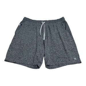 Vuori Ponto Short Heather Gray DreamKnit Men’s XL 4 Way Stretch Cozy